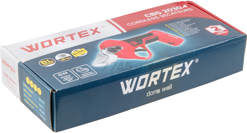 Секатор аккумуляторный WORTEX CBS 2030-1 (1334890) - Фото 14