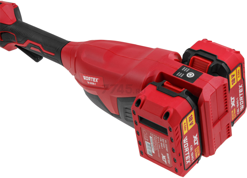 Триммер аккумуляторный WORTEX TB 3036-1 ALL1 XLT SET (1334872) - Фото 10