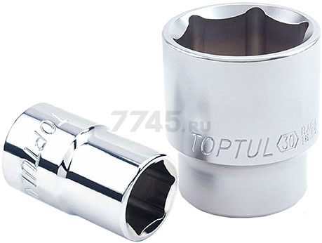 Головка 1/2" 31 мм 6 граней TOPTUL (BAEA1631)