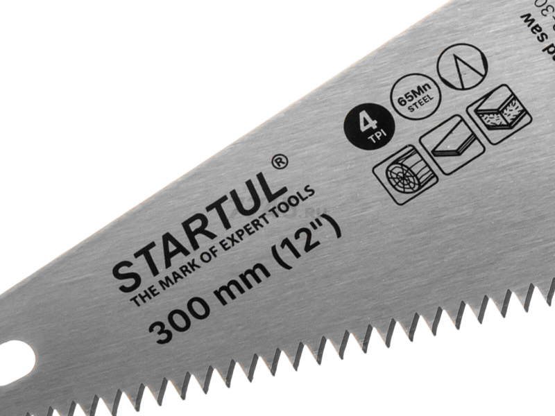 Ножовка по дереву 300 мм 4 TPI STARTUL Standart (ST4030-30) - Фото 2