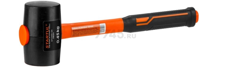 Киянка резиновая 0,45 кг STARTUL Profi черный (ST2200-04) - Фото 2