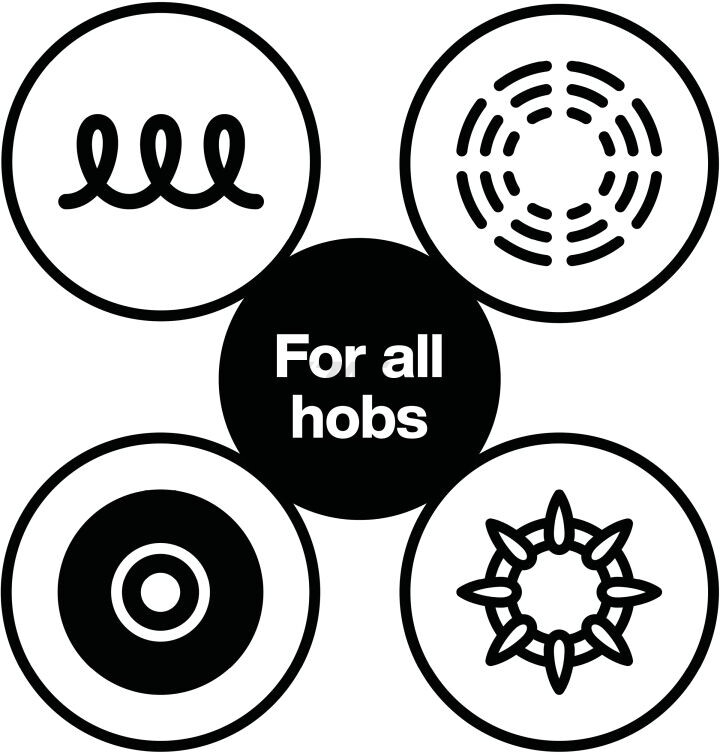 Кастрюля алюминиевая 3,5 л FISKARS Hard Face (1075526) - Фото 6