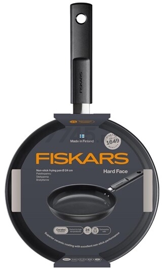 Сковорода алюминиевая 24 см FISKARS Hard Face (1075458) - Фото 6