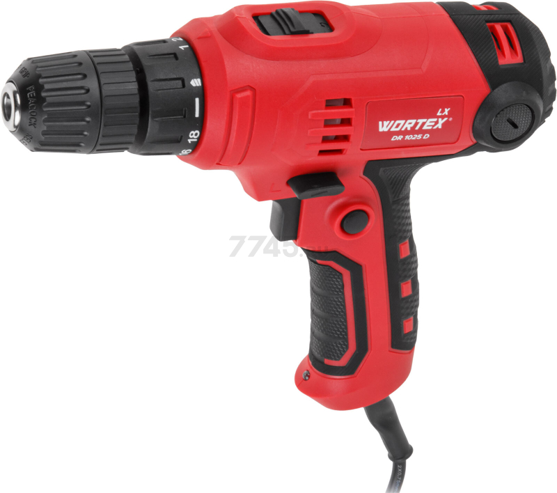 Дрель-шуруповерт сетевая WORTEX LX DR 1025 D (1335878) - Фото 9
