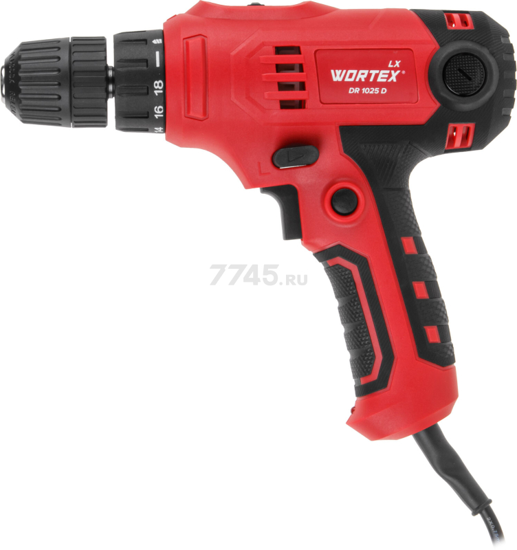 Дрель-шуруповерт сетевая WORTEX LX DR 1025 D (1335878) - Фото 10