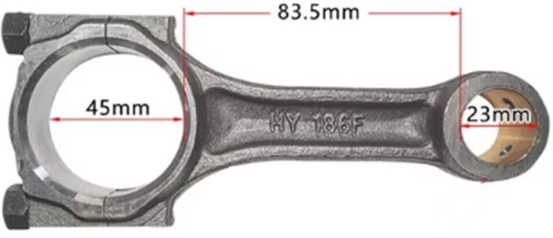 Шатун 45 мм для дизельного двигателя 186F (FMS-01330)