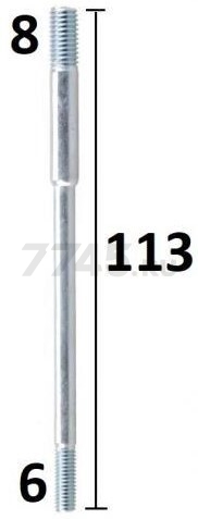 Шпилька карбюратора для двигателя 168F/170F (FMS-01331)