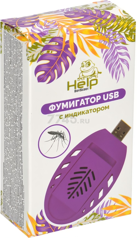 Электрофумигатор USB от комаров HELP (80554) - Фото 6