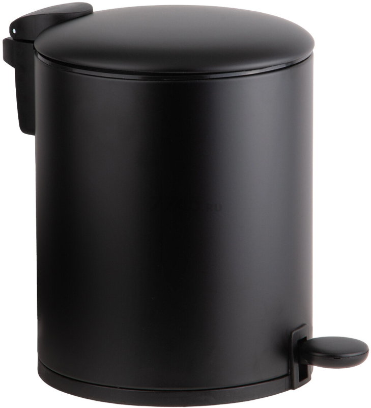 Ведро мусорное с педалью PERFECTO LINEA Black Onyx 5 л (22-200205)