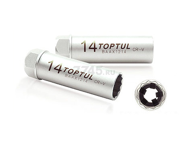 Головка свечная 3/8" 14 мм TOPTUL (BAAX1214)