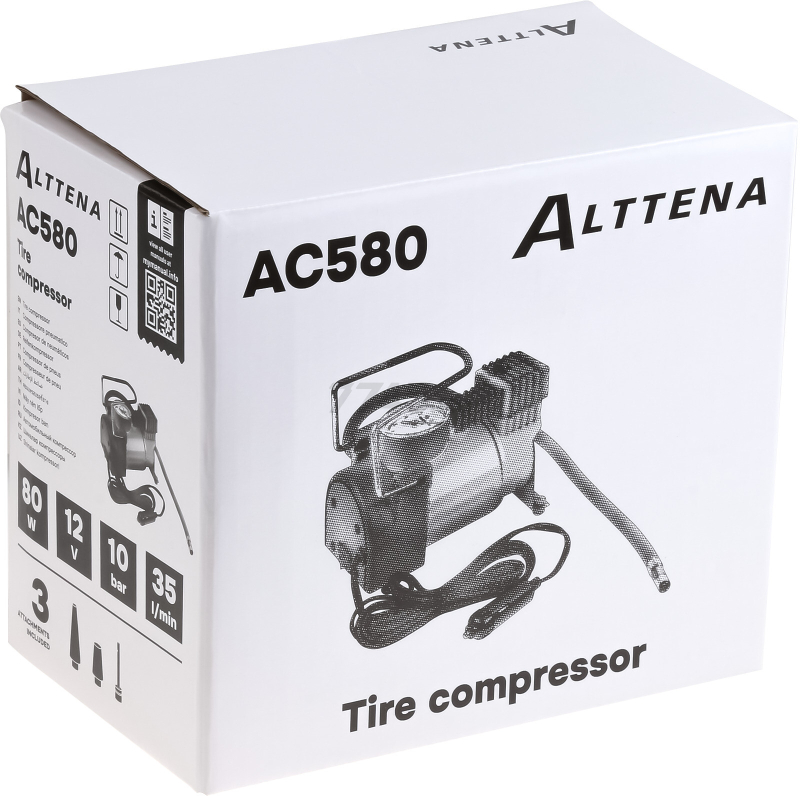 Компрессор автомобильный ALTTENA AC580 (206100) - Фото 16