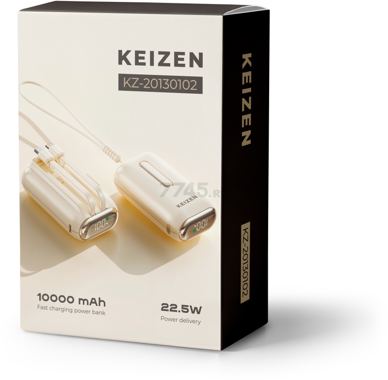 Power Bank KEIZEN 10000 mAh (KZ-20130102) - Фото 15