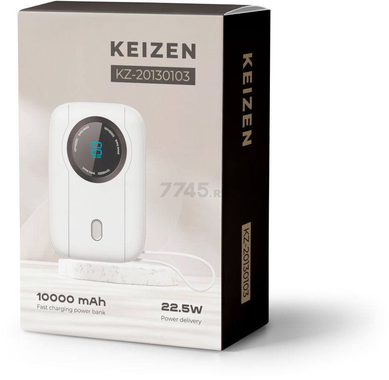 Power Bank KEIZEN 10000 mAh (KZ-20130103) - Фото 14