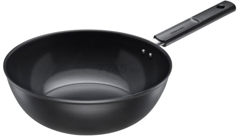 Сковорода ВОК алюминиевая 28 см 4,5 л FISKARS Hard Face (1075523)