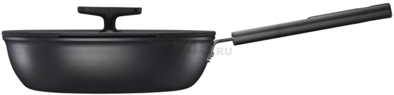 Сотейник алюминиевый 24 см FISKARS Hard Face (1075528) - Фото 2