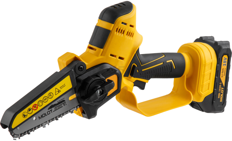 Пила цепная аккумуляторная MOLOT MMS 1805 XLT Lite SET (1334936) - Фото 10