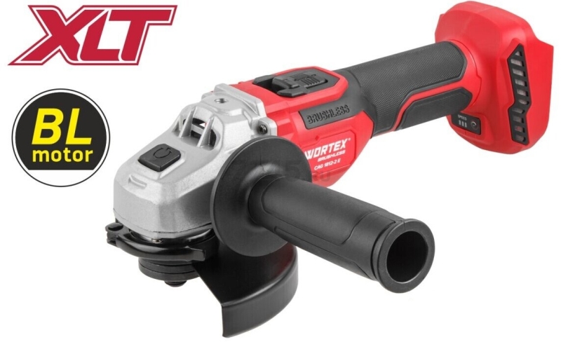 Шлифмашина угловая аккумуляторная WORTEX CAG 1812-2 E XLT SOLO (1334916) - Фото 10