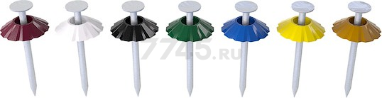 Гвозди декоративные 1,8х32 мм черная шляпка STARFIX 100 штук (SMZ1-29553-100)