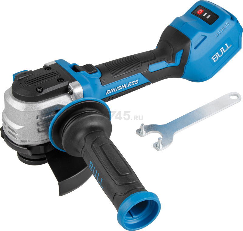 Шлифмашина угловая аккумуляторная BULL CSG 1812-1 SR XLTpro SOLO (1333947) - Фото 2
