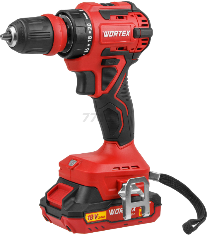 Дрель-шуруповерт аккумуляторная WORTEX BD 2025 LiSET ALL1 XLT (1325844) - Фото 13