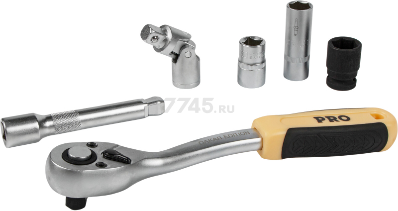 Набор инструментов 1/4", 3/8", 1/2" 6 граней PRO STARTUL Dakar 219 предметов (PRO-219DK) - Фото 19