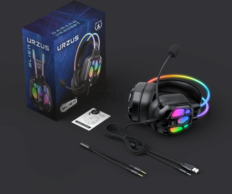 Наушники-гарнитура игровые URZUS UR-5524126 - Фото 14