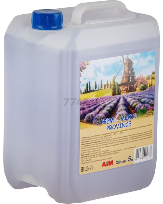 Крем-мыло жидкое AJM Province 5 л (4815560001338)