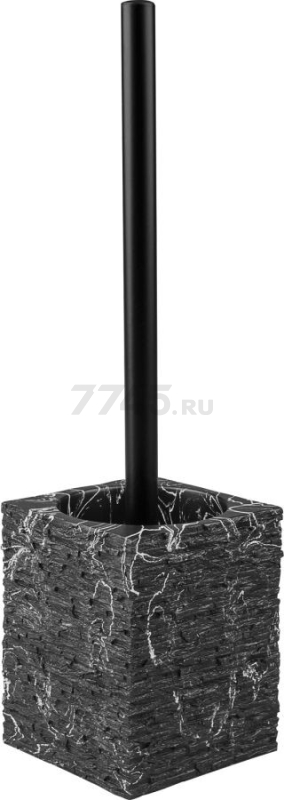 Ершик для унитаза PERFECTO LINEA StoneWave черный (35-130804) - Фото 11