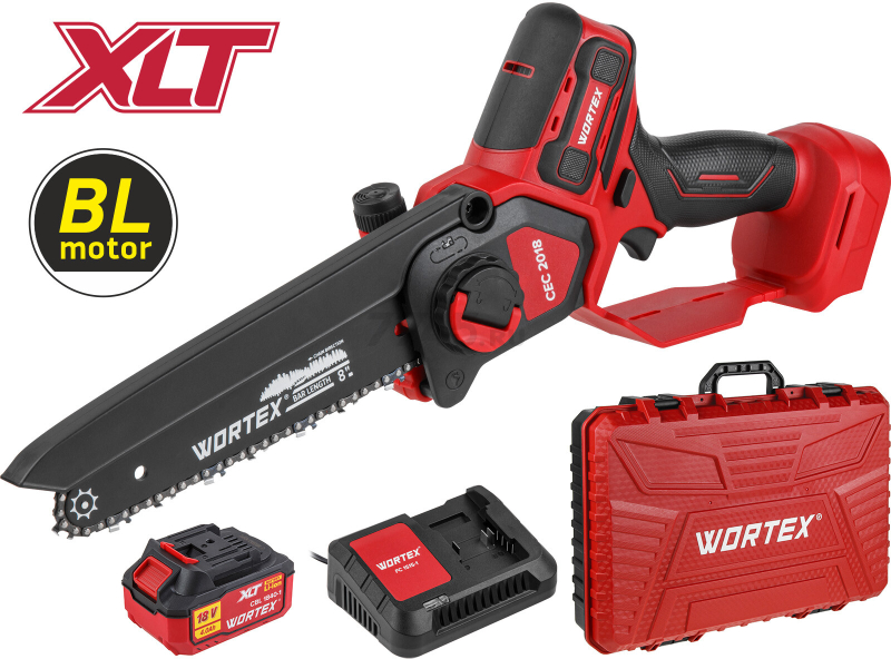 Пила цепная аккумуляторная WORTEX CEC 2018 ALL1 XLT SET (2329052)