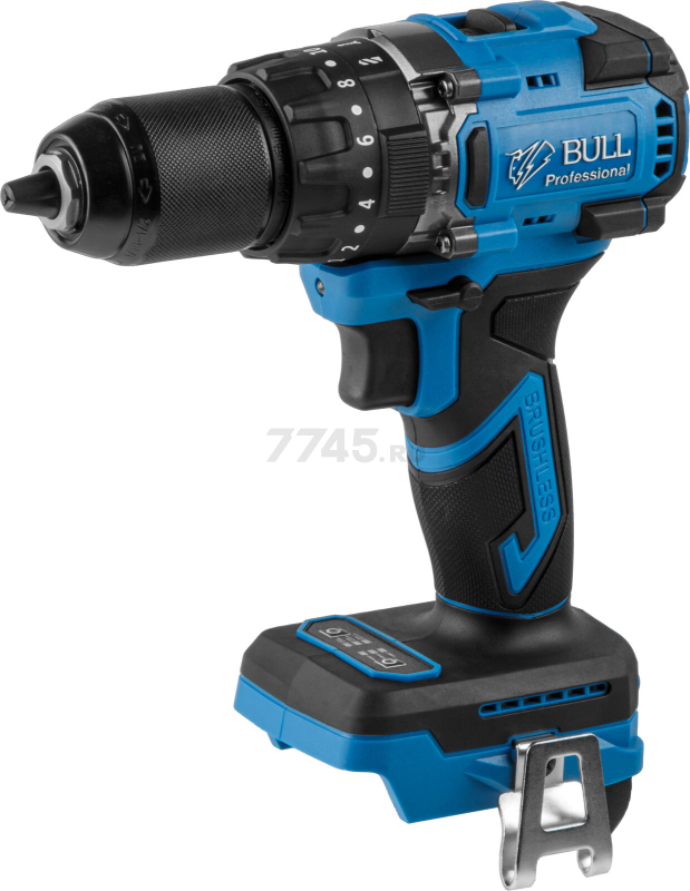 Дрель-шуруповерт аккумуляторная ударная BULL SR 1806 R-series XLTpro Xcase (2329060) - Фото 5
