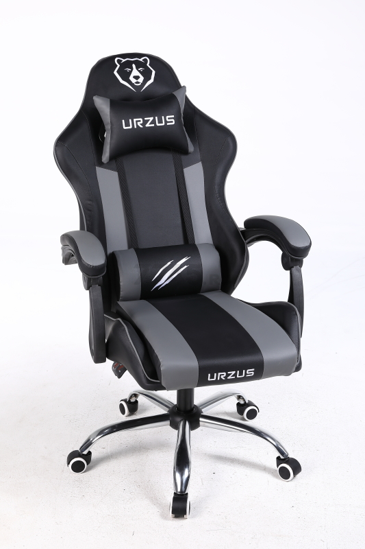 Геймерское кресло URZUS Fighter Black-Grey (UR-7351129) - Фото 17