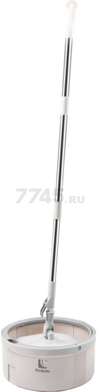 Умная швабра с отжимным ведром PERFECTO LINEA Mopex бело-серая (43-171331) - Фото 8