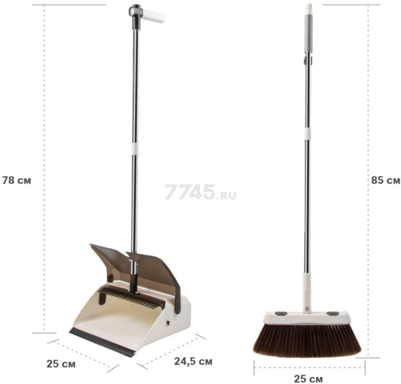 Набор для уборки PERFECTO LINEA Magnet Grip (43-242578) - Фото 13