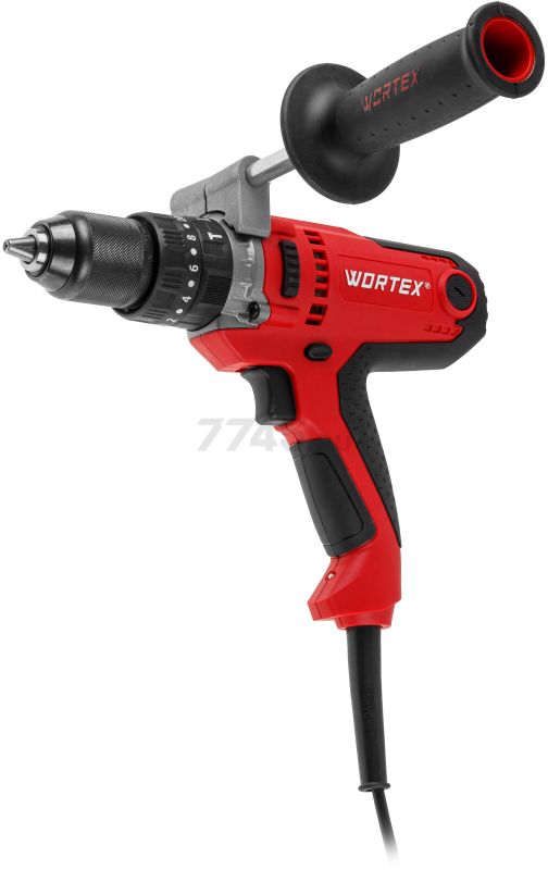 Дрель-шуруповерт сетевая ударная WORTEX DR 1323 D (2322091) - Фото 9