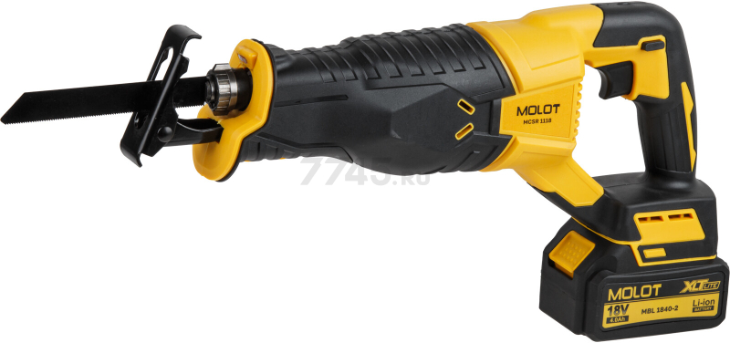 Пила сабельная аккумуляторная MOLOT MCSR 1118 XLT Lite SET (2318030) - Фото 8