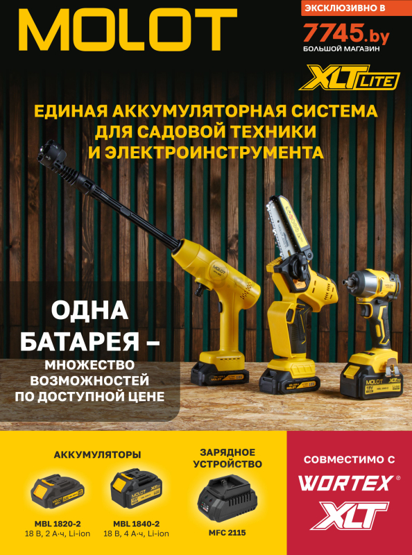 Пила сабельная аккумуляторная MOLOT MCSR 1118 XLT Lite SET (2318030) - Фото 11