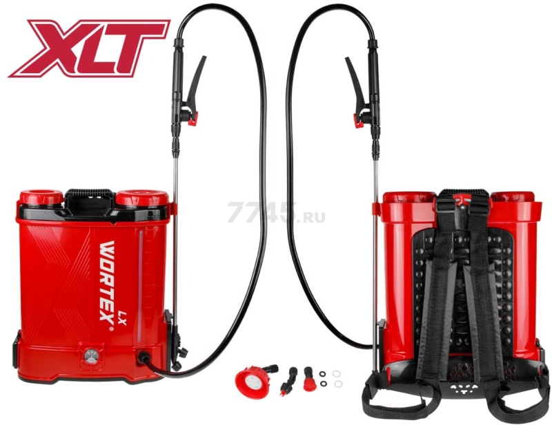 Опрыскиватель ранцевый аккумуляторный WORTEX LX KS 1220-1 Li ALL1 XLT SOLO (2335132) - Фото 11