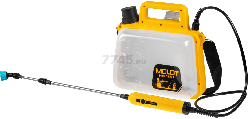 Опрыскиватель плечевой аккумуляторный MOLOT MKS 0837 Li (2335143) - Фото 9