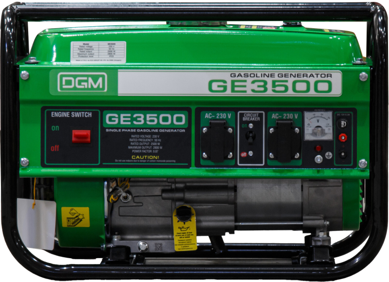 Генератор бензиновый DGM GE3500 (DG1810-1) - Фото 13