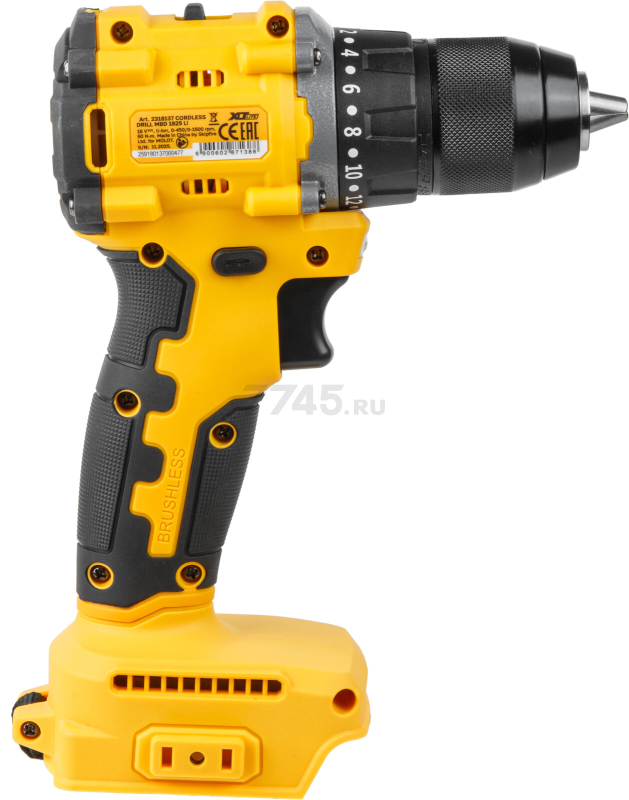 Дрель-шуруповерт аккумуляторная MOLOT MBD 1825 Li XLT Lite SOLO (2318137) - Фото 6