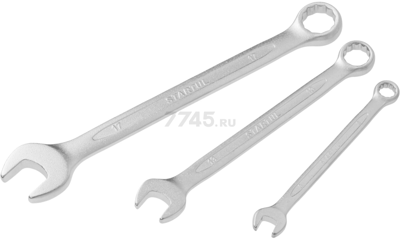 Набор ключей комбинированных 6-19 мм 8 штук  STARTUL Master (ST4270-008) - Фото 4