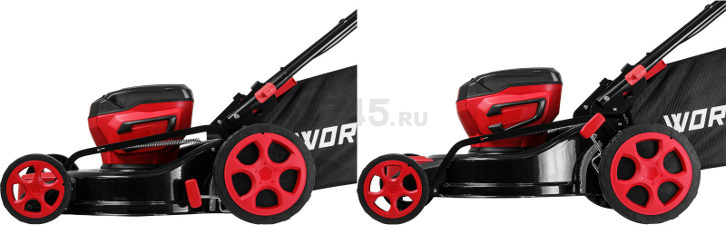 Газонокосилка аккумуляторная WORTEX CLM 4536  XLT SET (2334120) - Фото 18