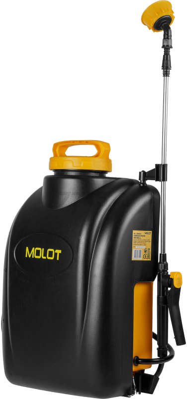 Опрыскиватель ранцевый аккумуляторный 16 л MOLOT MKS 1612 La (2318144) - Фото 11