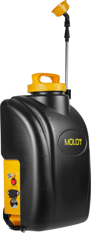 Опрыскиватель ранцевый аккумуляторный 16 л MOLOT MKS 1612 La (2318144) - Фото 10