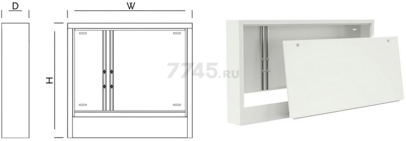 Шкаф коллекторный наружный 03 AV Engineering (AVEMC103) - Фото 5
