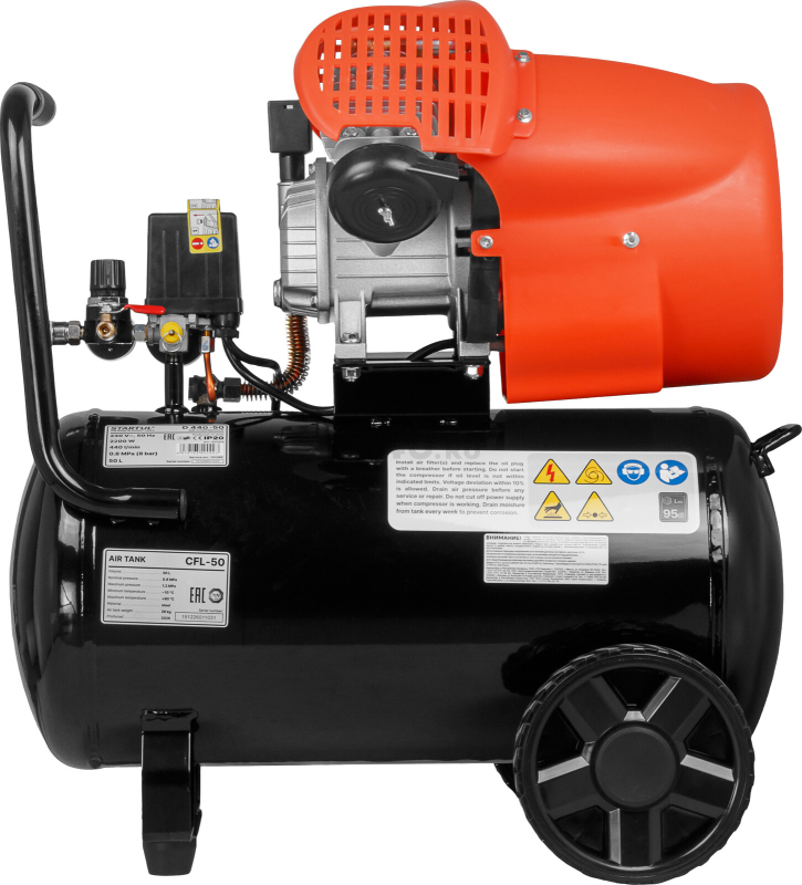 Компрессор STARTUL Profi D 440-50 коаксиальный (SG1512) - Фото 4