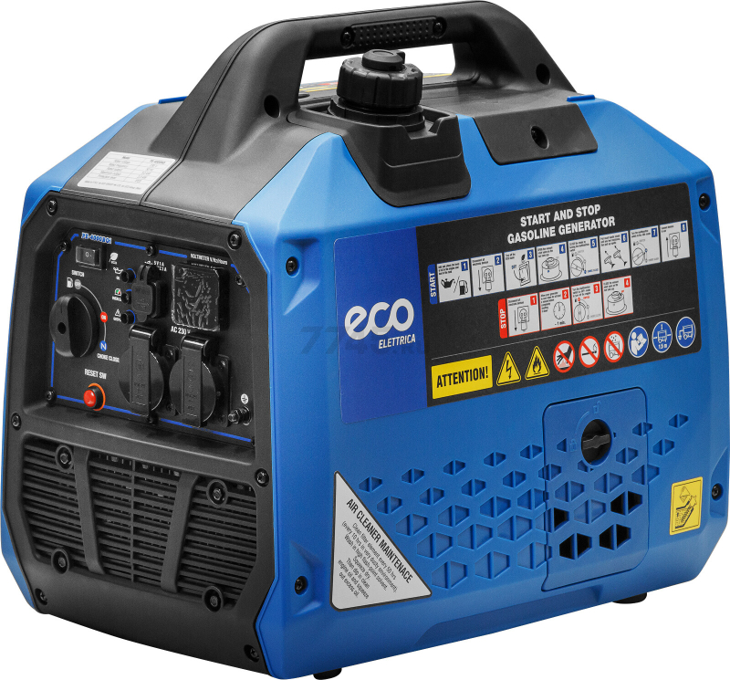 Генератор инверторный бензиновый ECO PE-4000RQi (EC1710-6) - Фото 3