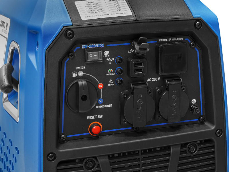 Генератор инверторный бензиновый ECO PE-4000RQi (EC1710-6) - Фото 8