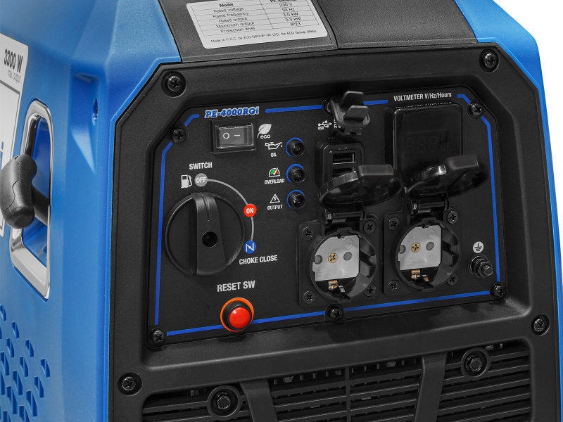 Генератор инверторный бензиновый ECO PE-4000RQi (EC1710-6) - Фото 7