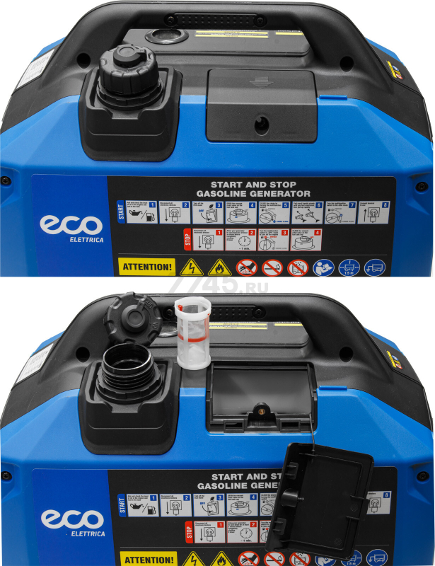 Генератор инверторный бензиновый ECO PE-4000RQi (EC1710-6) - Фото 9